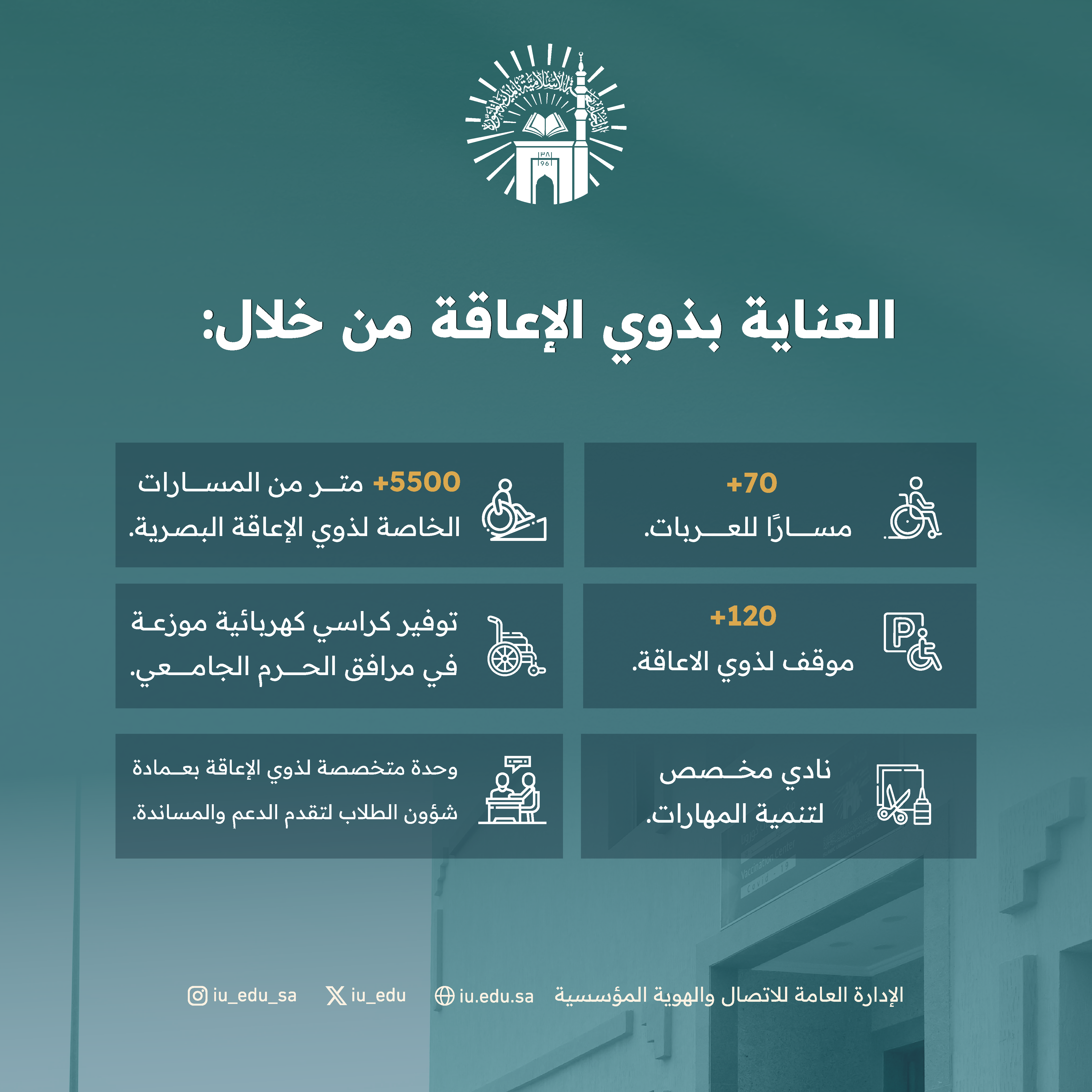 استعدادات الجامعة الإسلامية لبداية العام الجامعي ١٤٤٧هـ - 2
