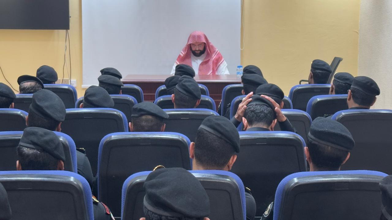 تنفيذ محاضرة بعنوان (تعزيز الولاء والانتماء للوطن) يوم الأربعاء 26-ذو القعدة-1447 ه، في إدارة دوريات الأمن - 3