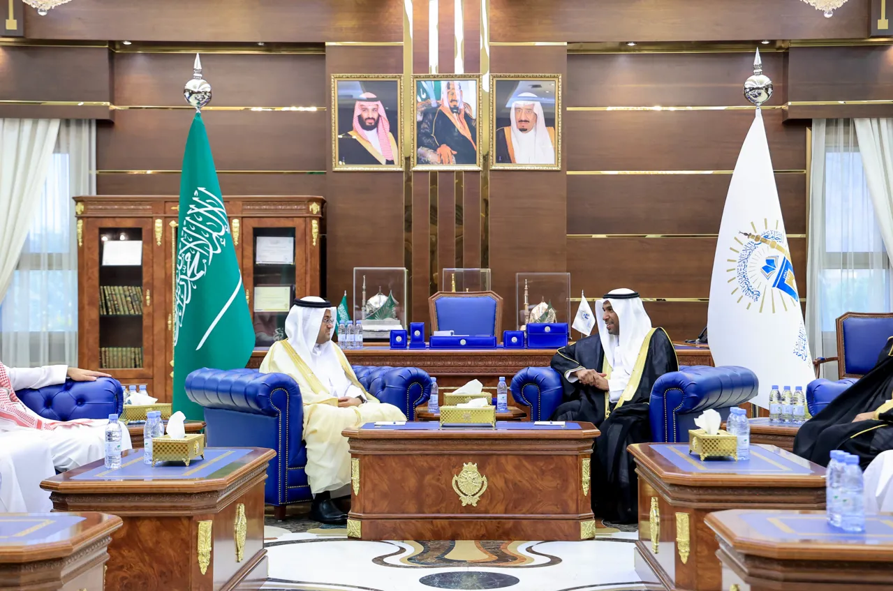 استقبل سعادة رئيس الجامعة الاسلامية المكلف، أ.د. حسن بن عبدالمنعم العوفي، المشرف العام المكلف على هيئة تنمية البحث والتطوير والابتكار د. محمد العتيبي، - 1