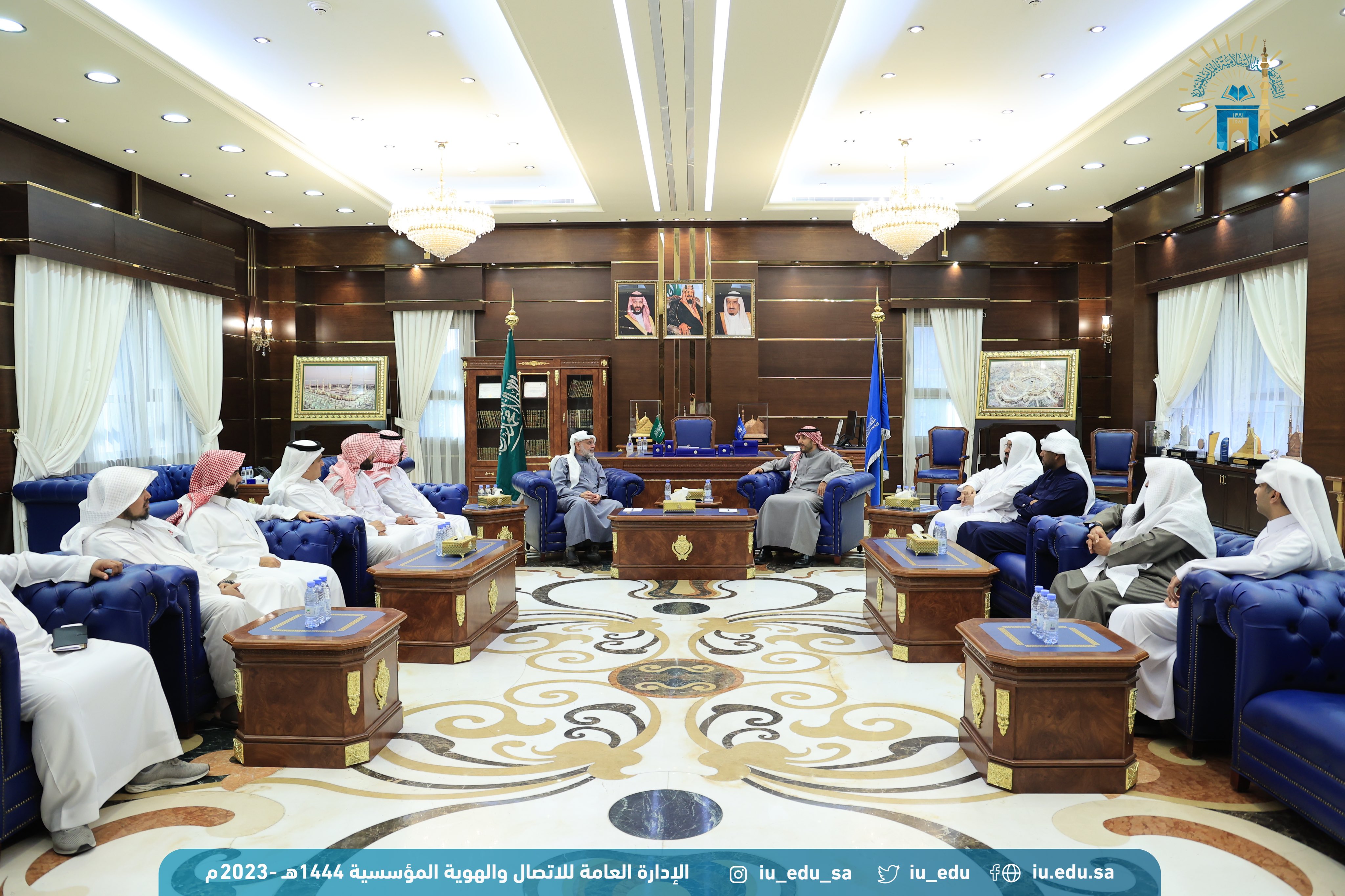 سمو رئيس الجامعة يستقبل سعادة رئيس جامعة الطائف  - 2