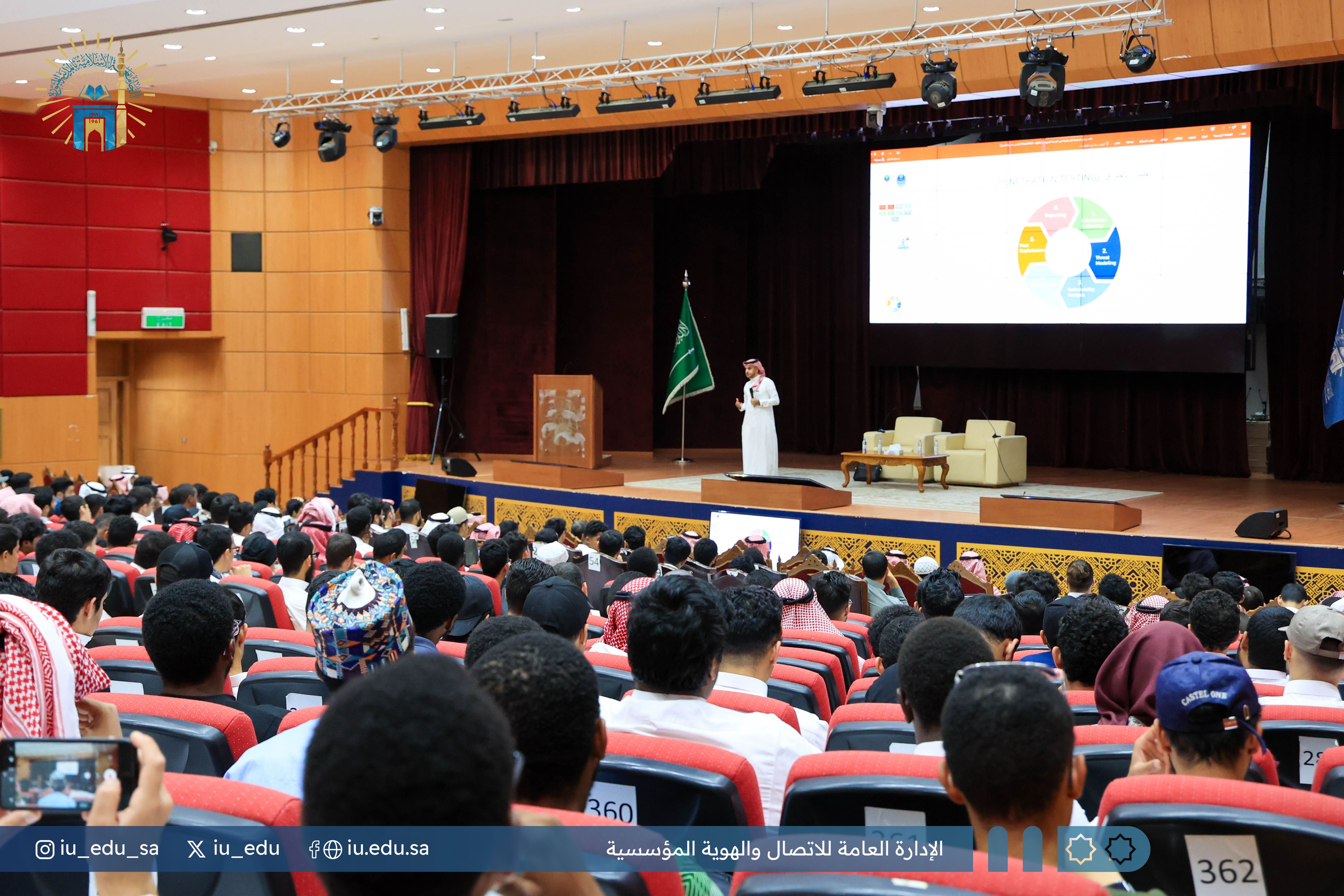 كلية الحاسب الآلي ونظم المعلومات في الجامعة الإسلامية تنظم ورشة عمل حول مستقبل الأمن السيبراني والجرائم المعلوماتية. - 2