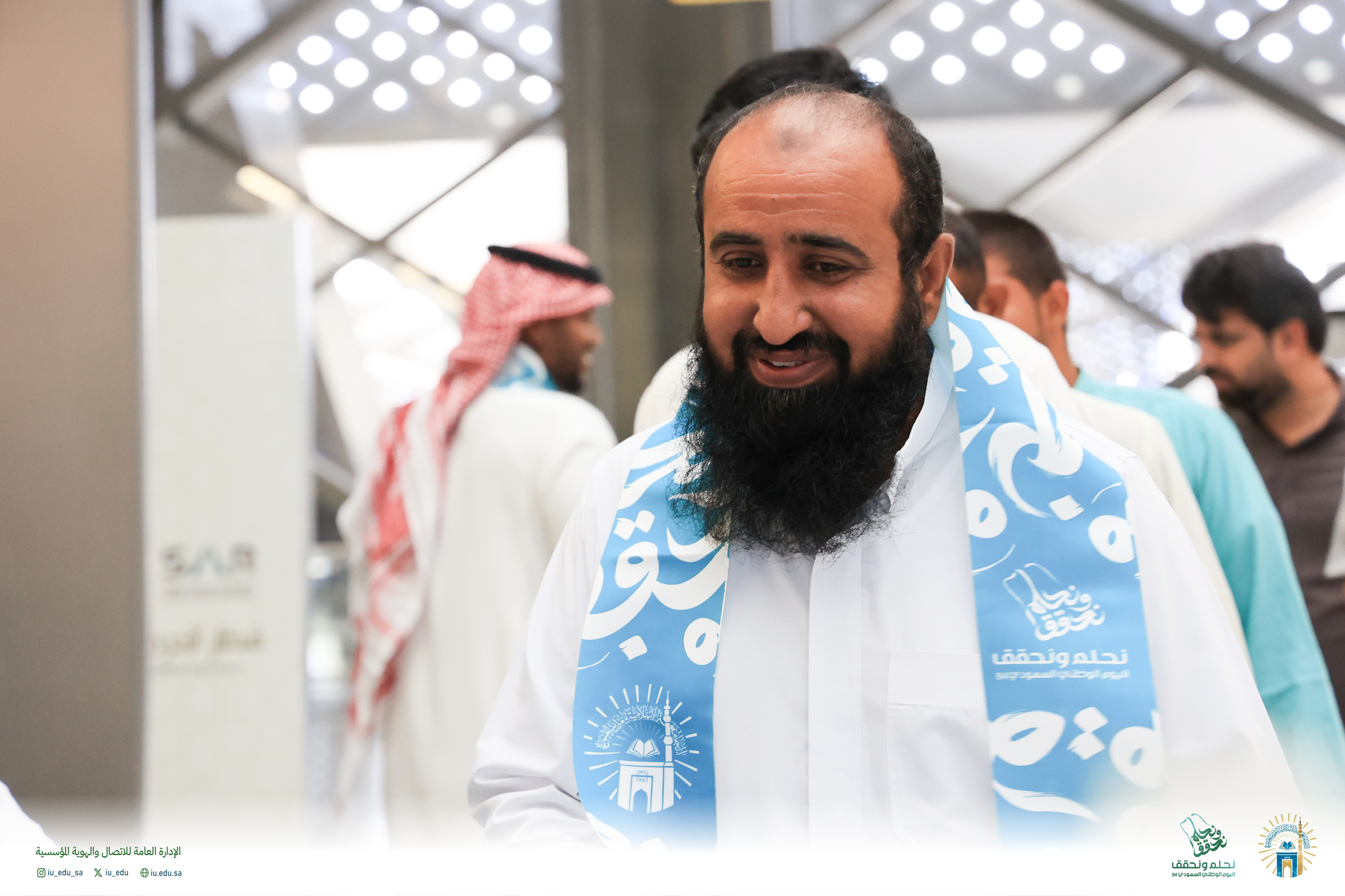 الجامعة الإسلامية‬⁩ تشارك المسافرين بهجة اليوم الوطني السعودي94 ‬⁩ بجناح خاص في محطة قطار الحرمين بـ المدينة المنورة‬⁩. - 9