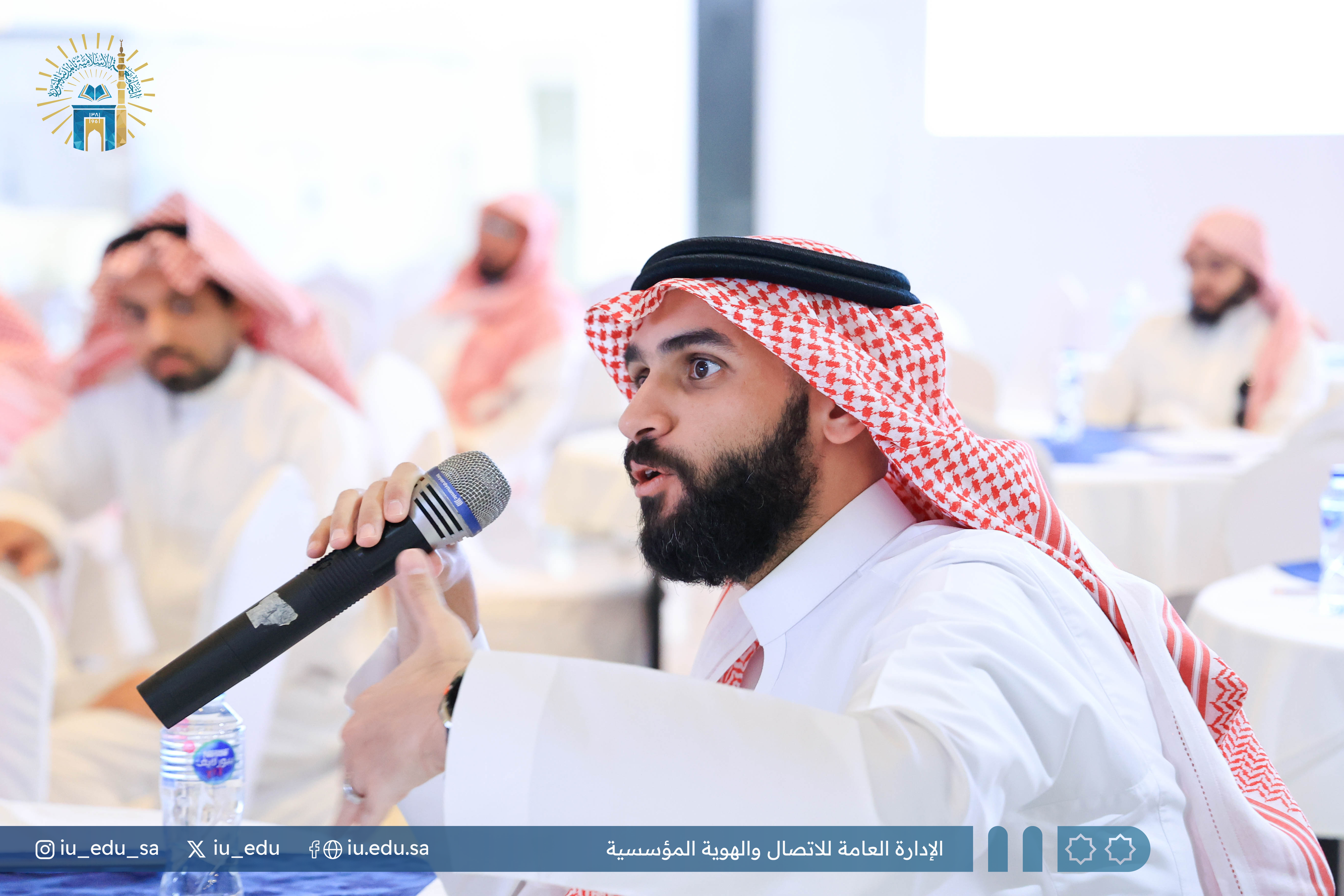 بحضور رئيس الجامعة الإسلامية د.صالح بن علي العقلا، نظمت الجامعة سلسلة من الورش التدريبية المتخصصة حول المجلات العلمية. - 2