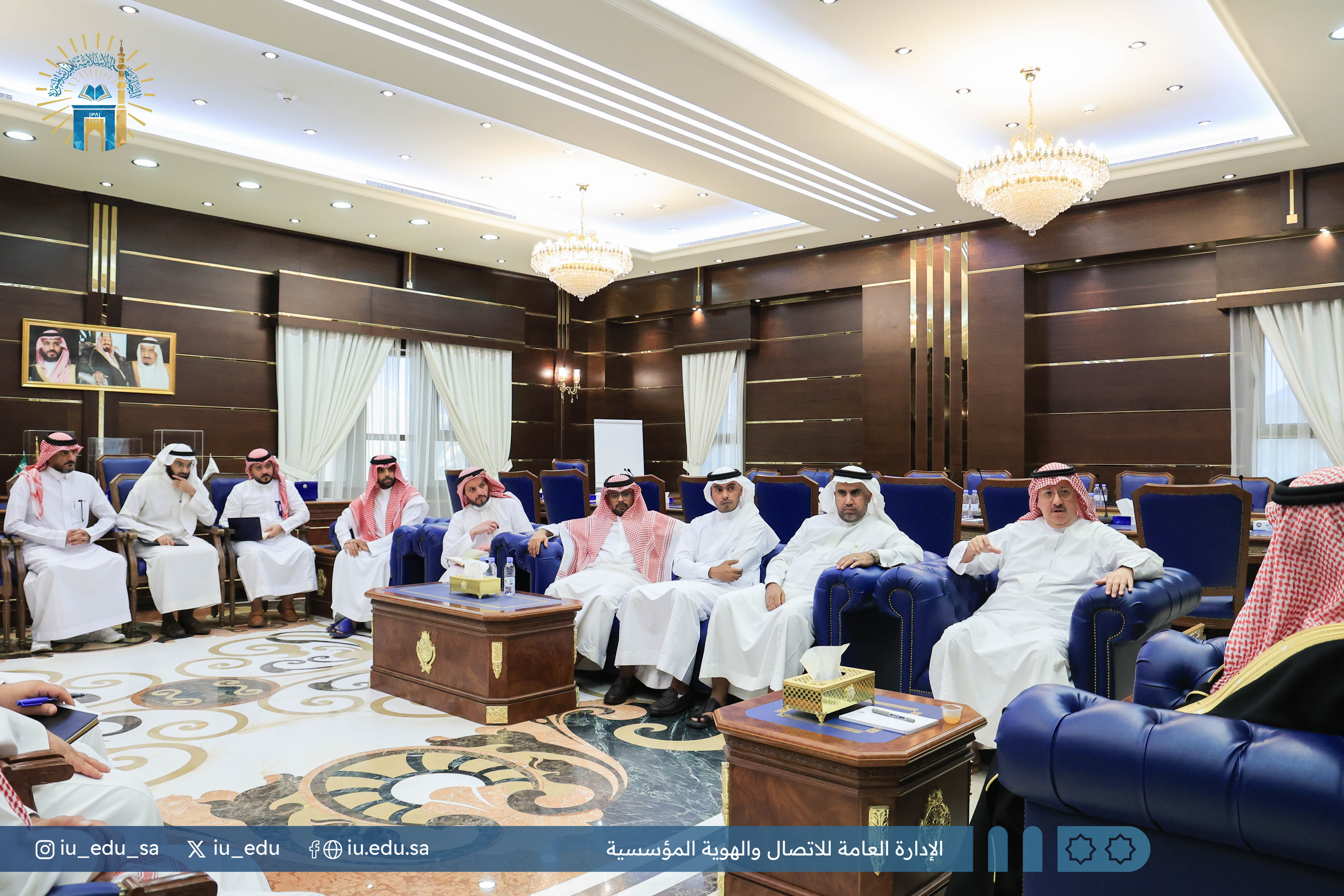 ‏استقبل رئيس ⁧‫الجامعة الإسلامية‬⁩ د. صالح بن علي العقلا، رئيس غرفة المدينة أ. مازن بن إبراهيم رجب. - 3