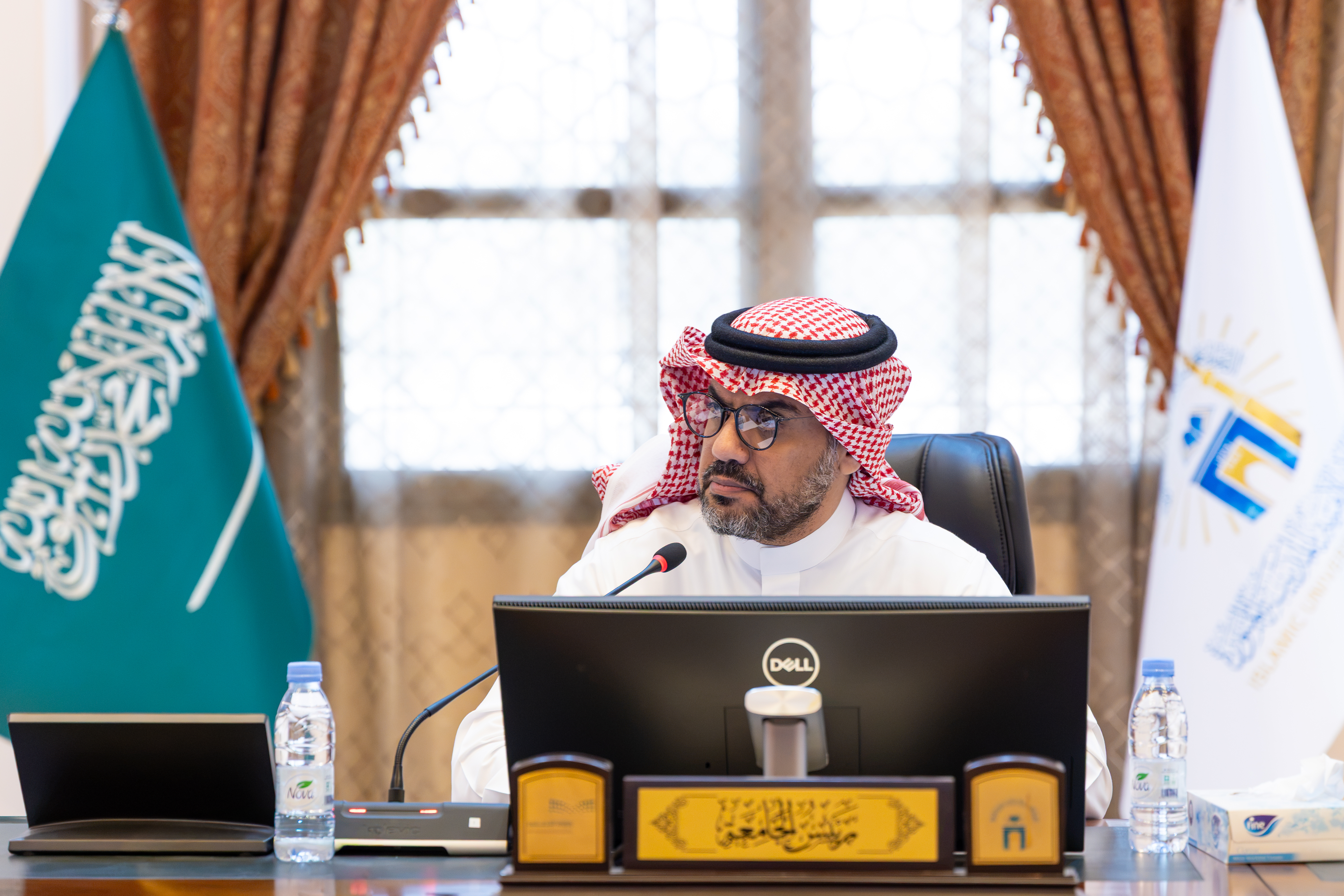 رئيس ⁧الجامعة الإسلامية⁩، يترأس مجلس الجامعة في جلسته العاشرة - 1