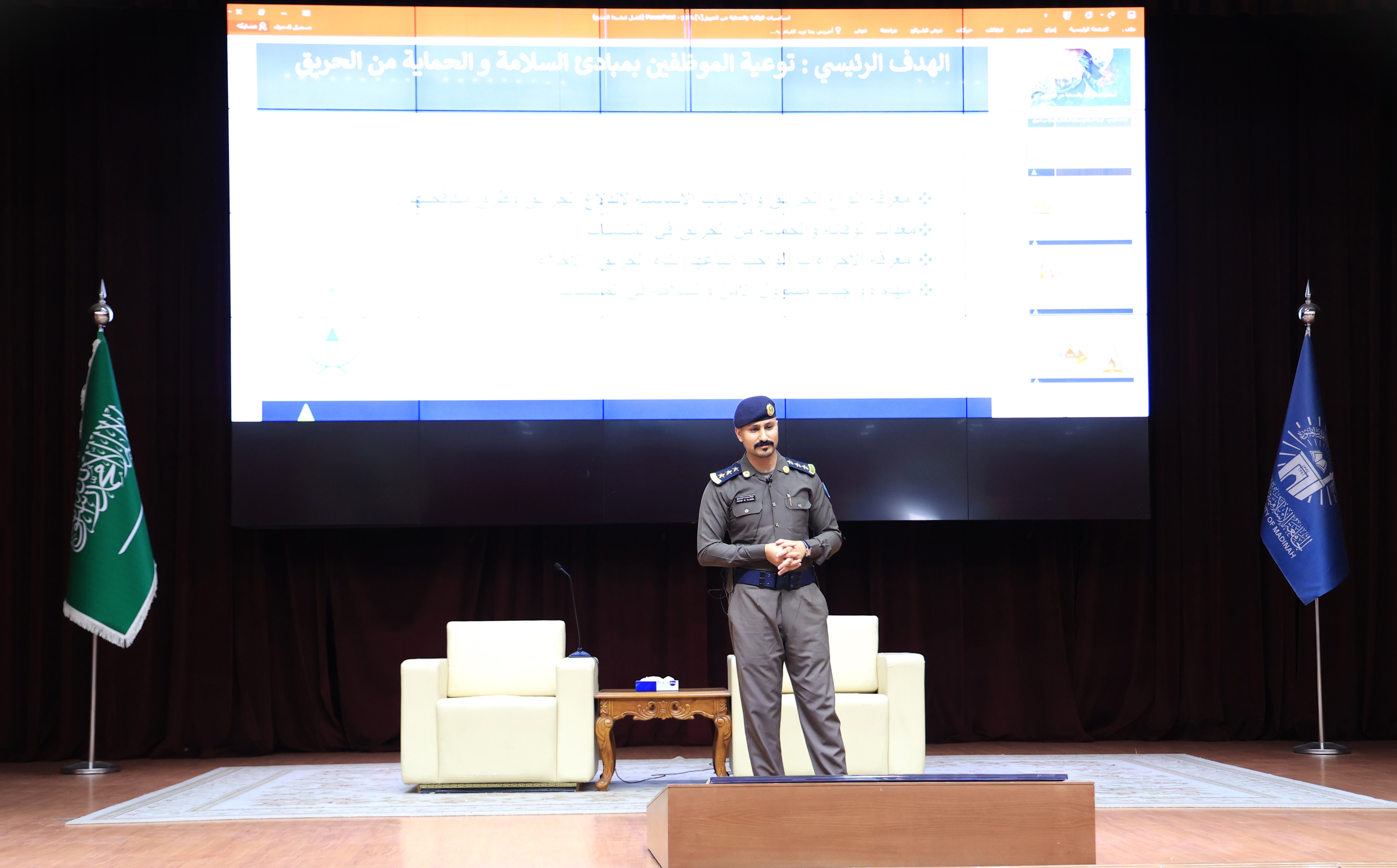 الجامعة الإسلامية تنظّم دورة تدريبية لتعزيز مفاهيم الأمن والسلامة - 4