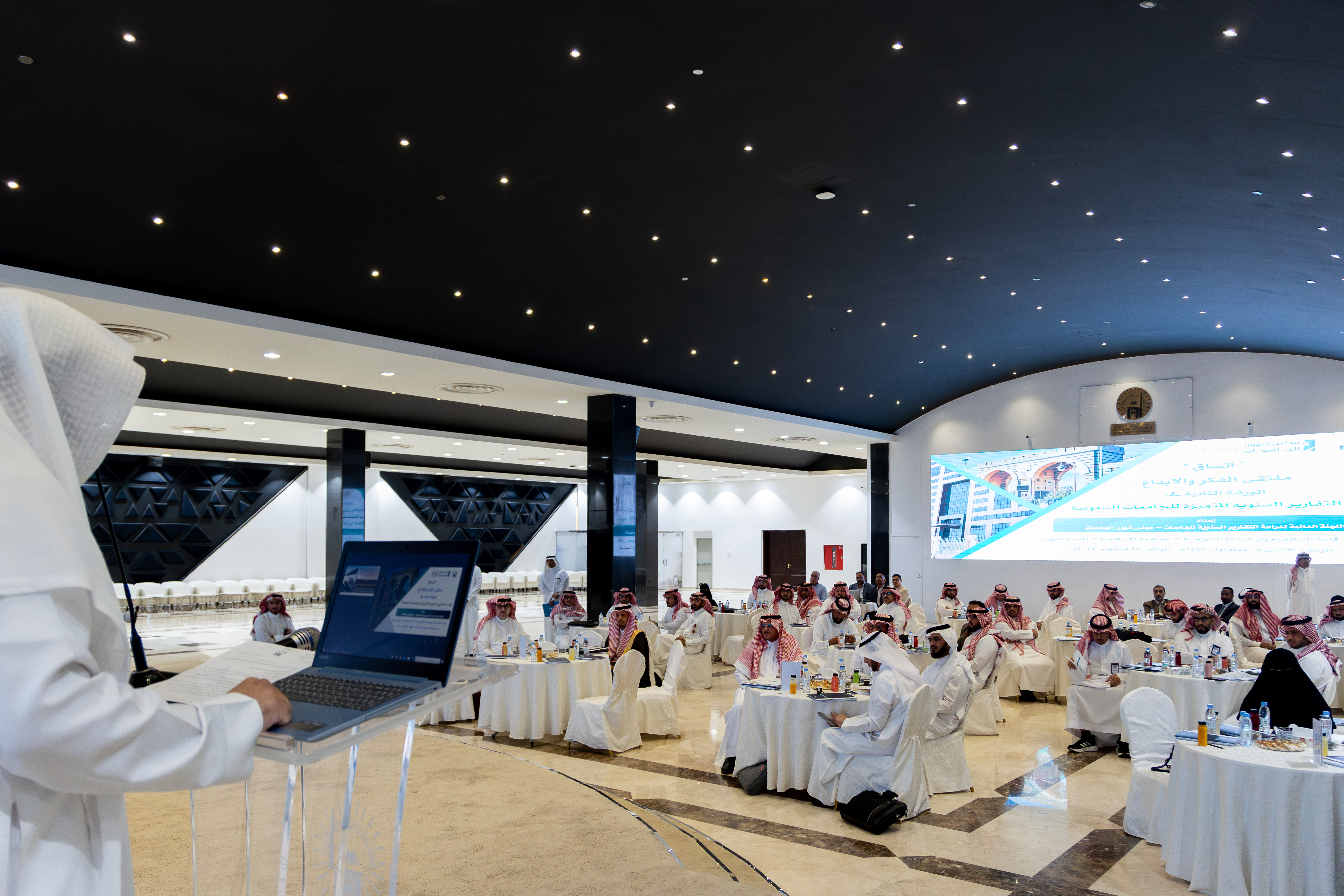 الجامعة الإسلامية  تنظم بالشراكة مع مجلس شؤون الجامعات ورشة إعداد التقارير السنوية المتميزة ضمن ملتقى الفكر والإبداع "اتساق" - 3