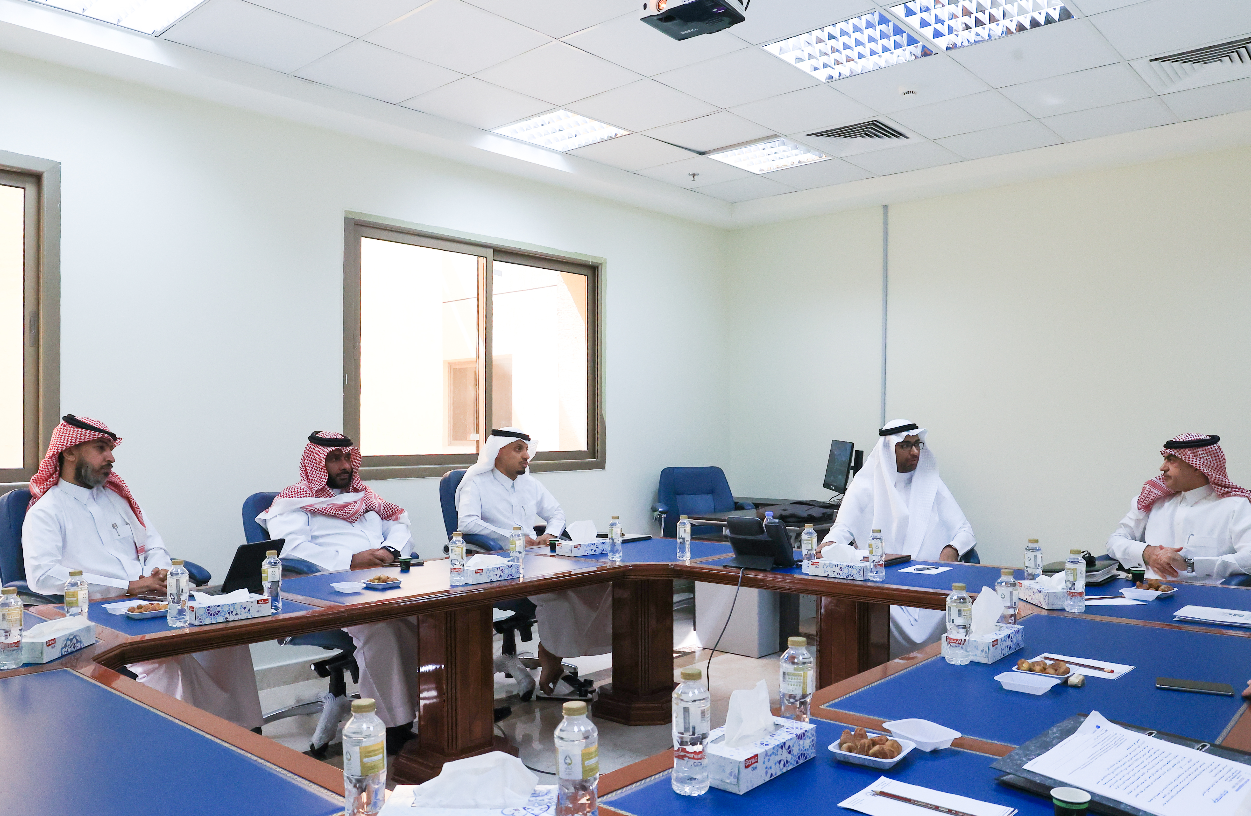وكيل الجامعة الاسلامية للخدمات المشتركة يستقبل مساعد الأمين العام لصندوق التعليم العالي الجامعي لشؤون الجامعات - 2