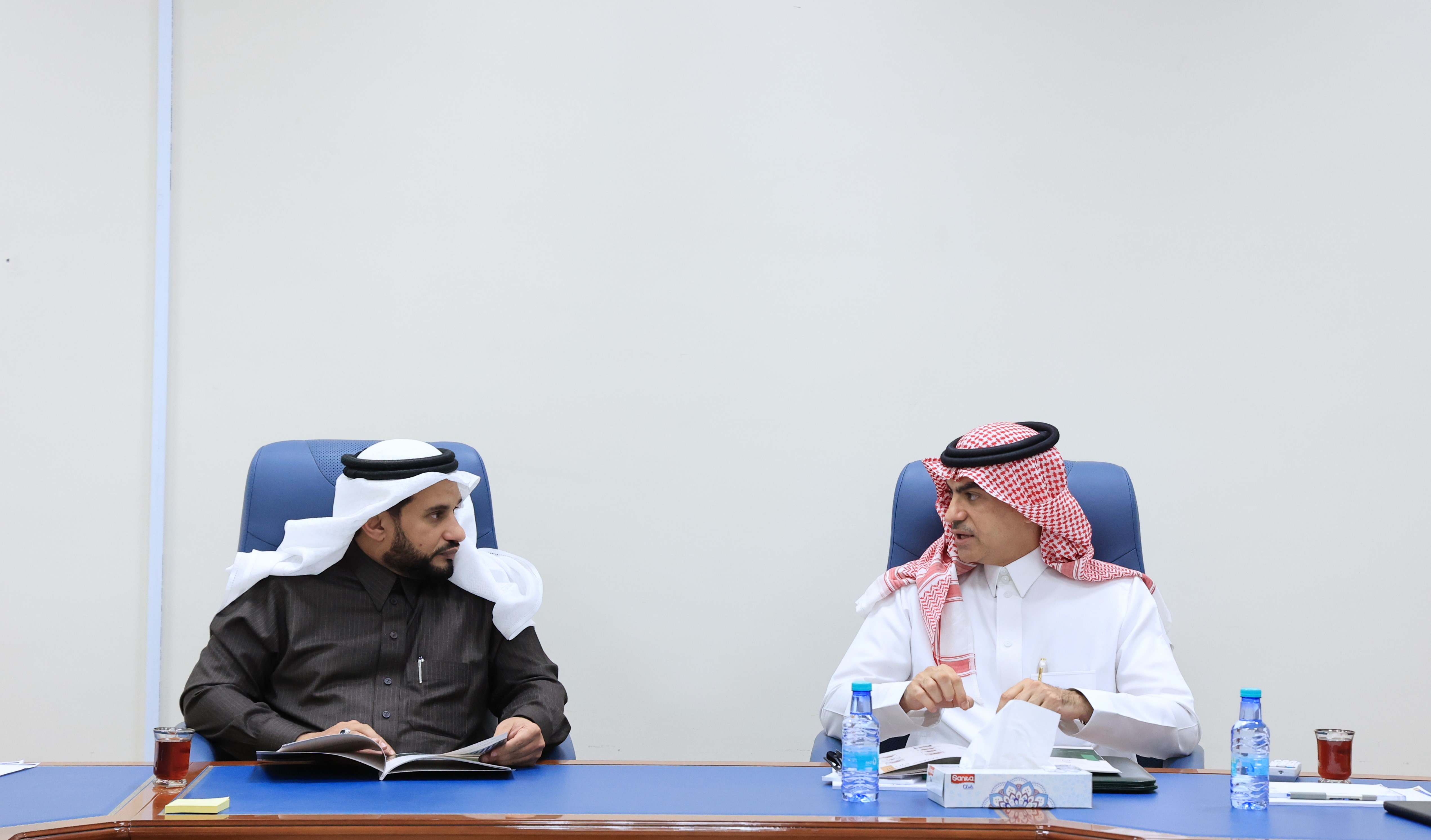 وكيل الجامعة الإسلامية للدراسات العليا يستقبل مساعد الأمين العام لصندوق التعليم العالي لشؤون الجامعات  - 3