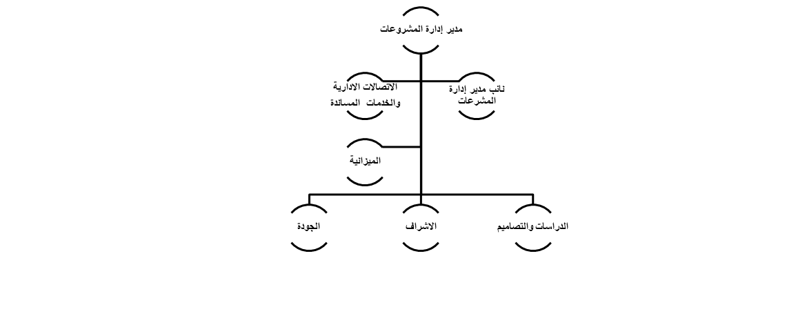 الهيكل التنظيمي لإدارة المشروعات