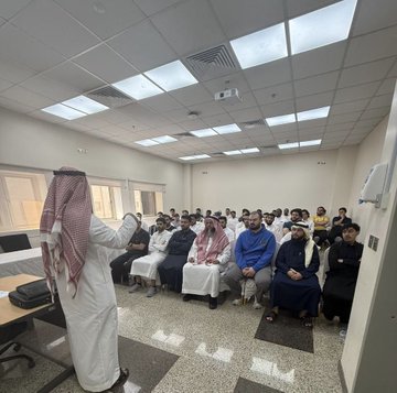 تنفيذ لقاء توعوي لطلاب كلية الهندسة بالتعاون مع وحدة التوعية الفكرية يوم الأربعاء 23-شعبان-1447 - 2