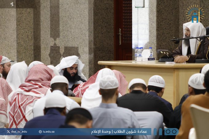 تنفيذ درس علمي بعنوان:"شرح كتاب النفحة الزكية شرح الأربعين النووية مع الزيادات الرحبية". قدمه أ. د. عبدالسلام بن سالم السحيمي. - 2