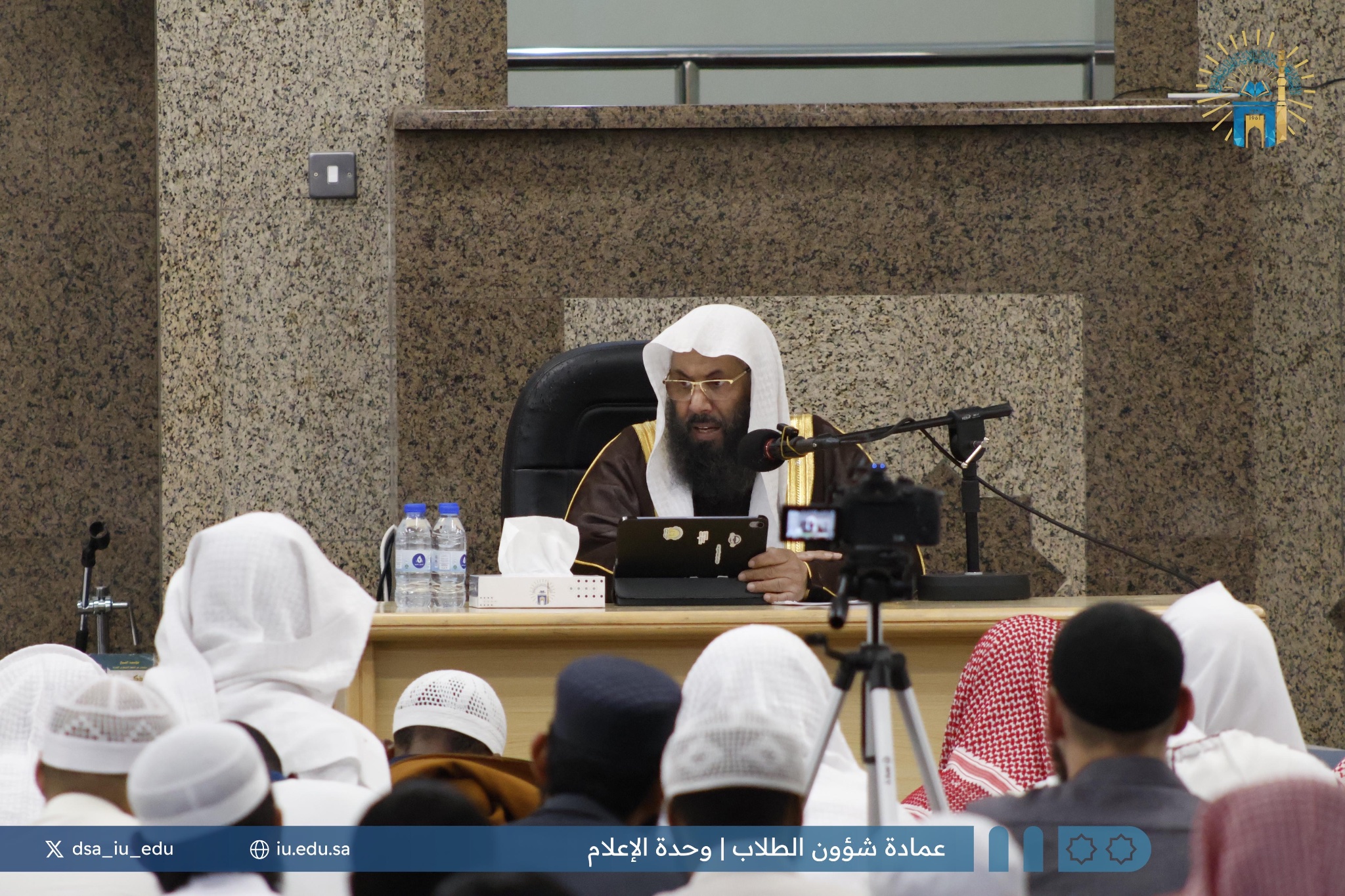 تنفيذ درس علمي بعنوان:"شرح كتاب النفحة الزكية شرح الأربعين النووية مع الزيادات الرحبية". قدمه أ. د. عبدالسلام بن سالم السحيمي. - 1