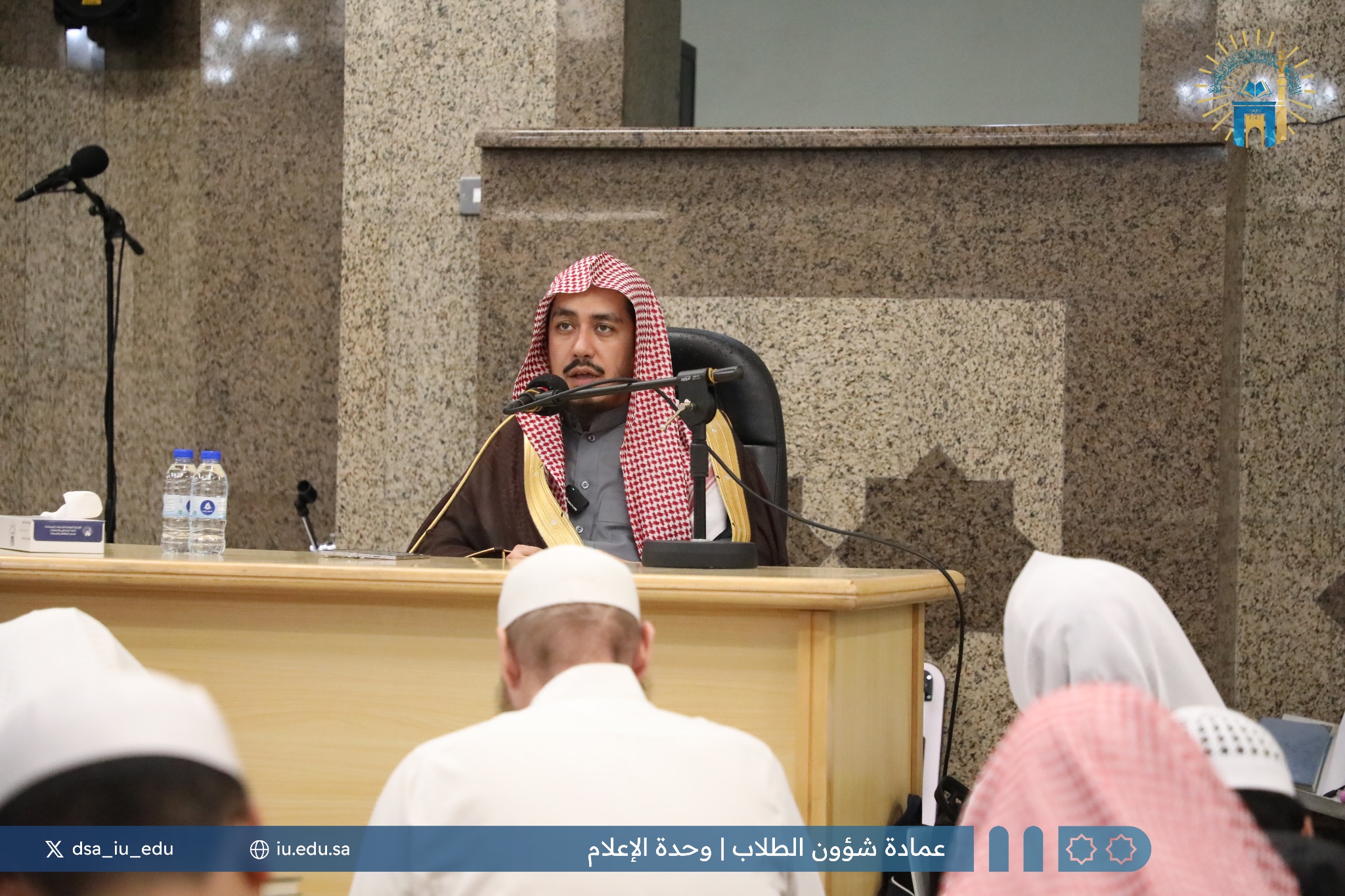 تنفيذ درس علمي بعنوان: "شرح مسائل الجاهلية". قدمه: أ.د. ماهر بن عبد الرحيم خوجة. - 1