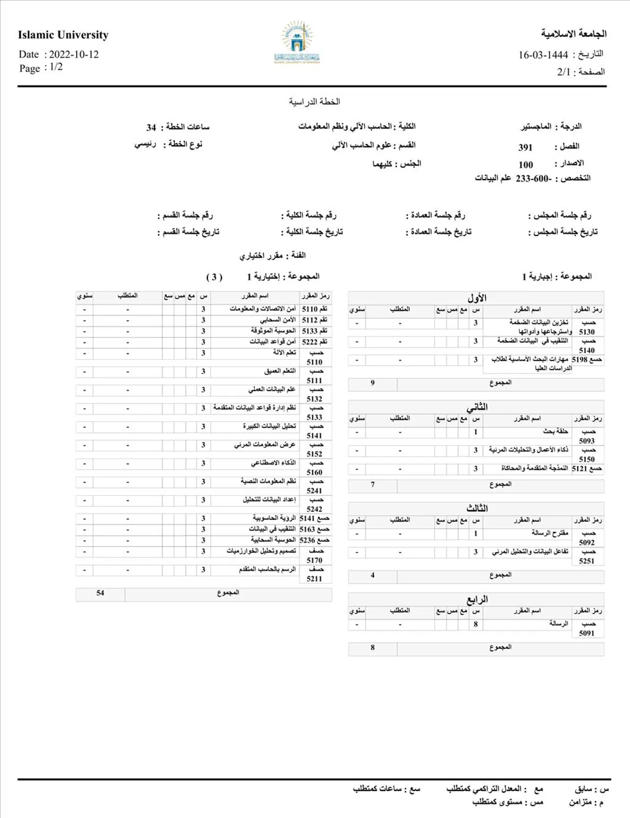 نبذه عن البرامج (كلية الحاسب الآلي) - 4